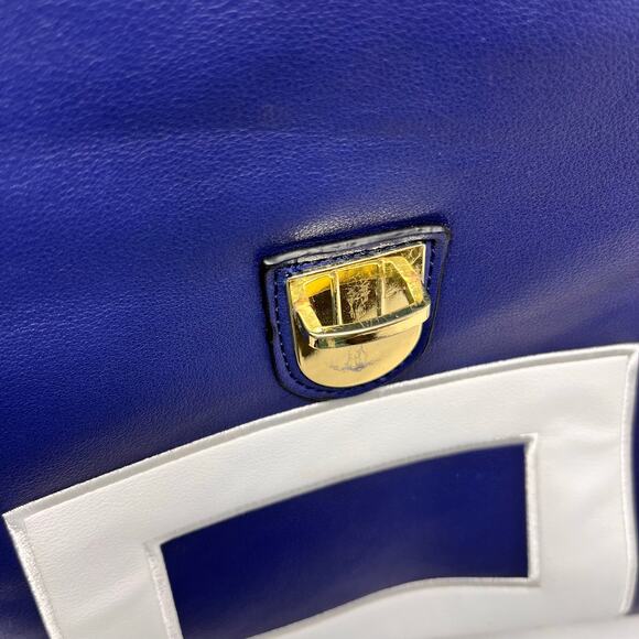 Bioworld My Hero Academia UA High School Blue Faux Leather Backpack Bag Anime - Picture 12 of 16